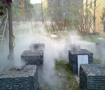 人造霧設備在園林地產小區的功能應用及注意事項