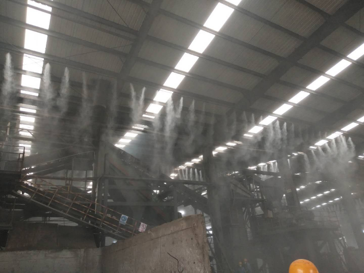 科學降塵|高壓微霧除塵系統防塵全覆蓋！