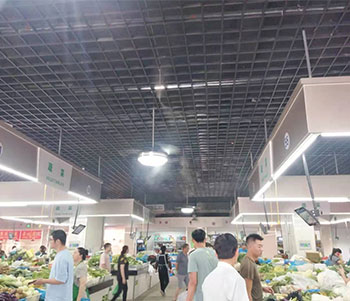 農貿市場噴霧降溫案例