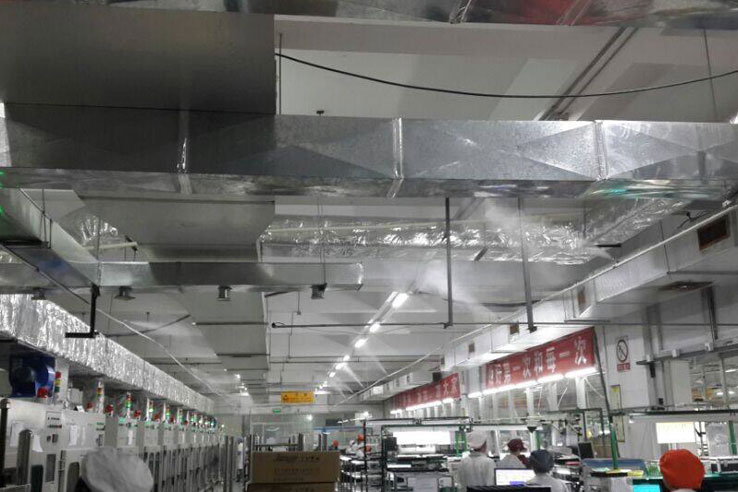 電子行業工業加濕