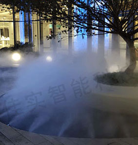 杭州之江銀泰噴霧造景效果展示