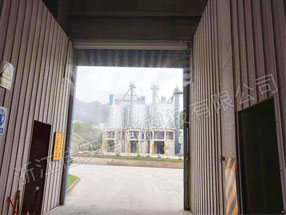 安徽利城新型建材噴霧抑塵系統案例