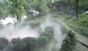工業加濕系統在噴霧造景領域的運用
