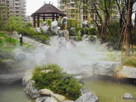 噴霧造景系統發揮的作用