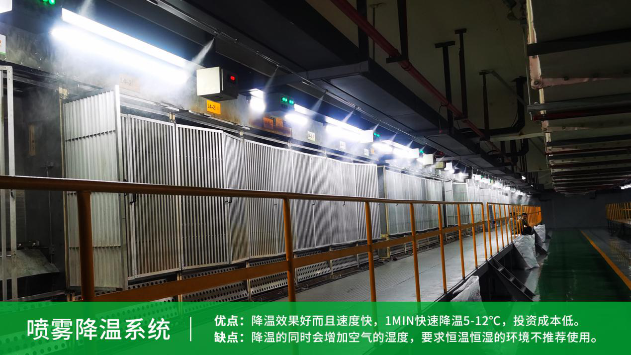 夏季如何利用噴霧降溫系統(tǒng)給生產(chǎn)車間降溫？