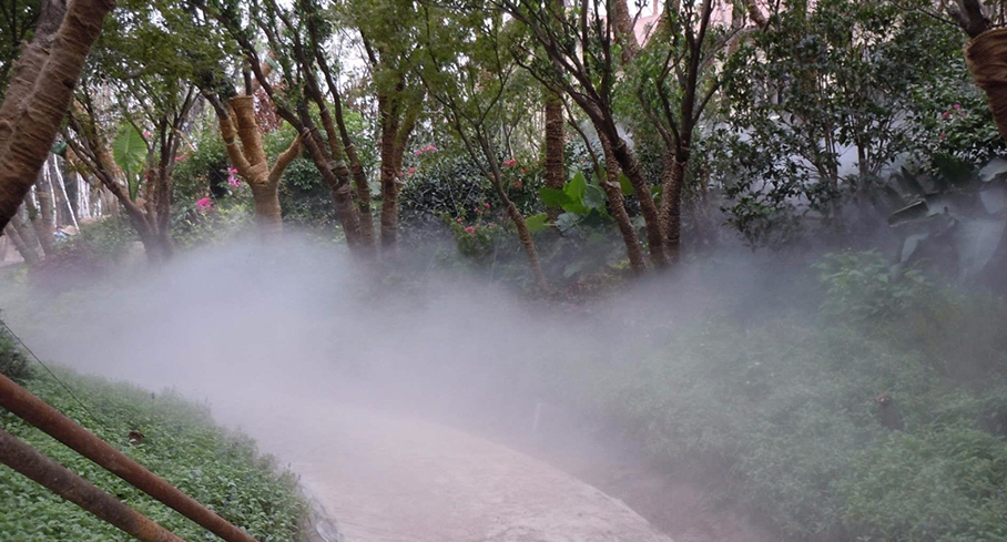 噴霧造景：